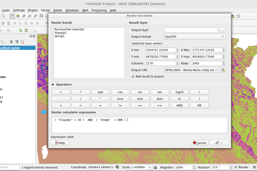 Analysis with QGIS