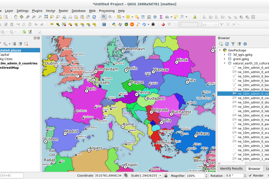 Cartograpy with QGIS